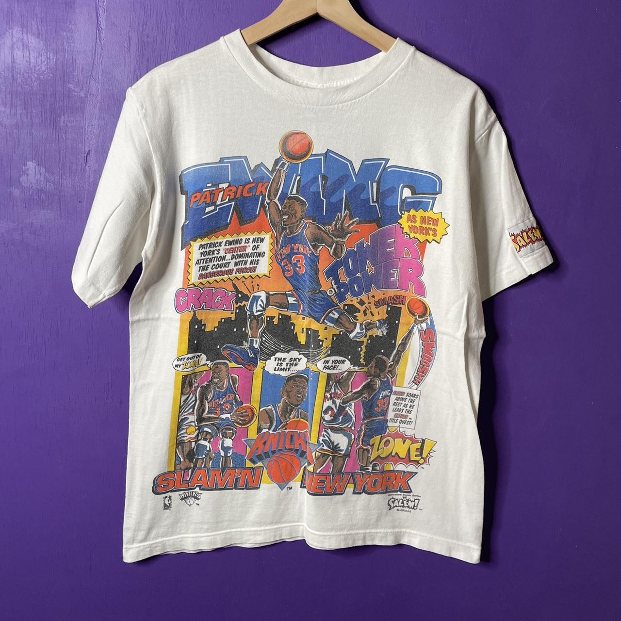 Vintage 90s New York Knicks Salem Sportswear T-shirt Size Mens