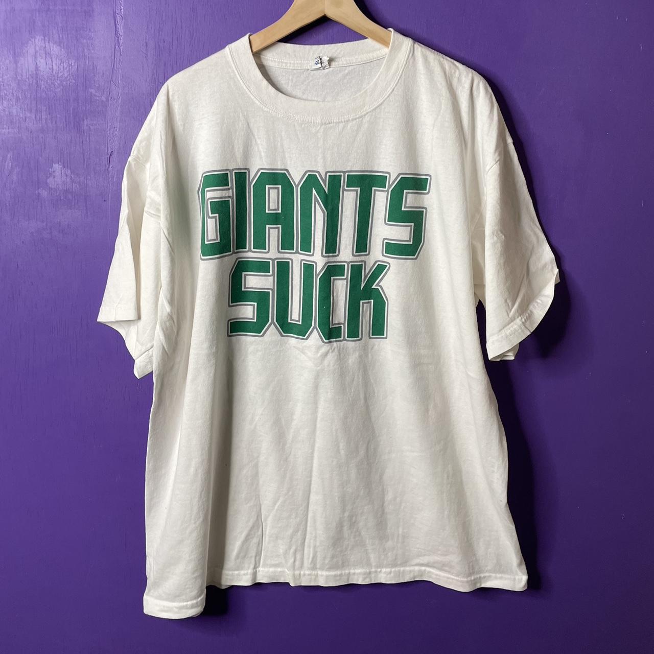 Vintage '00s Giants suck go Eagles t-shirt. Is in - Depop