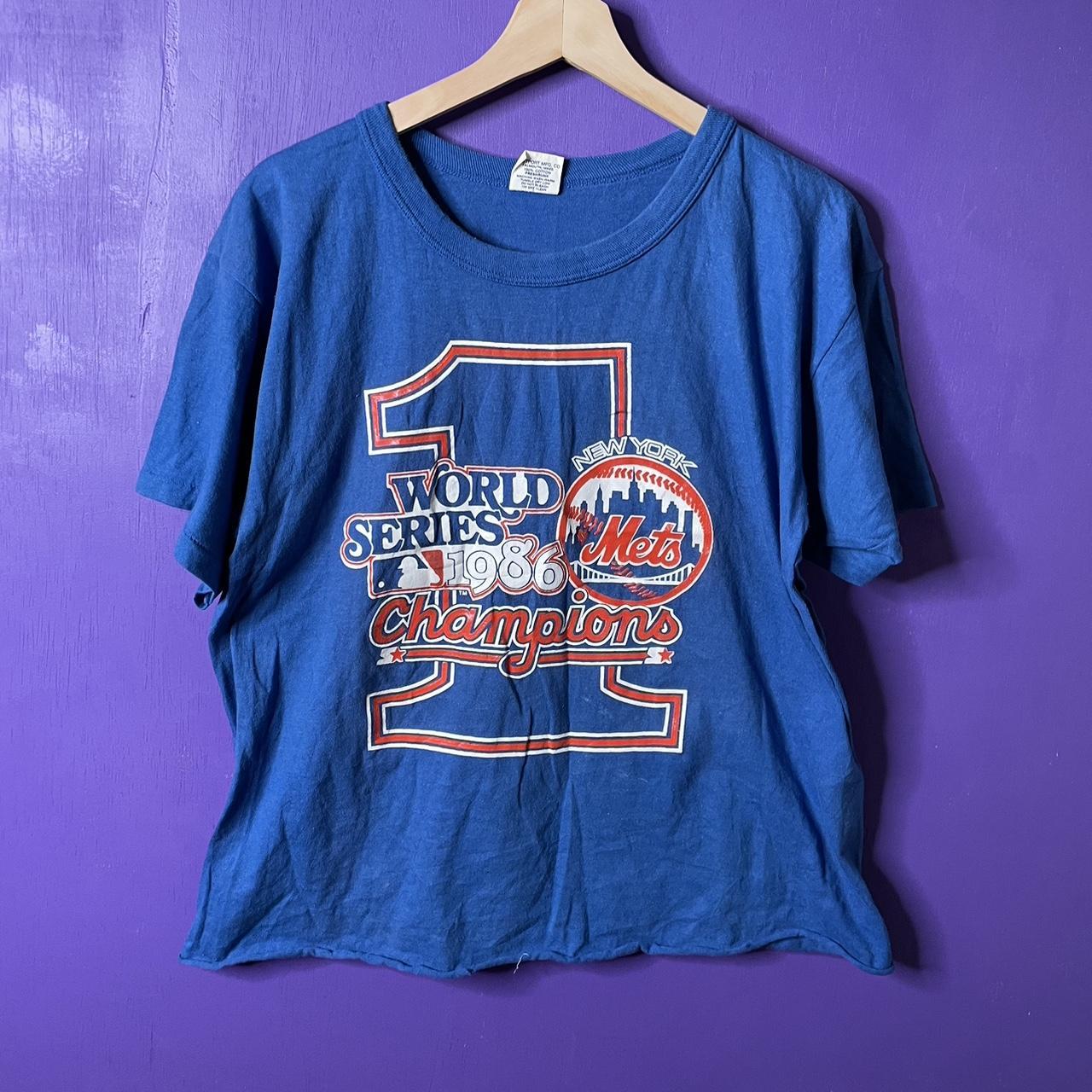 Vintage Eastport NY Mets 1986 Champions Tee – Santiagosports