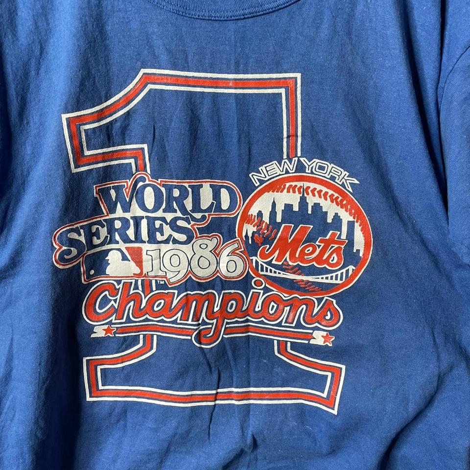 Vintage Starter New York Mets 1986 World Series - Depop