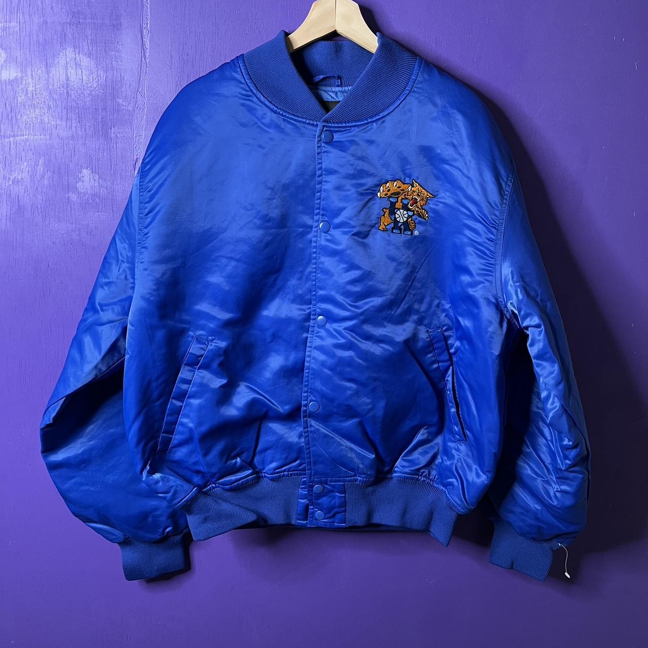 Vintage Men's Bomber Jacket - Blue - L