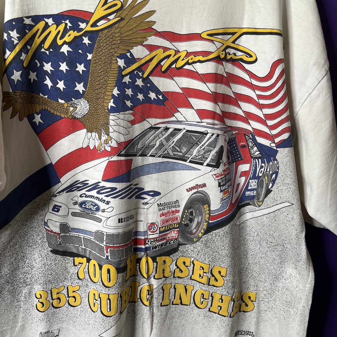 Vintage 90s Mark Martin American muscle NASCAR... - Depop