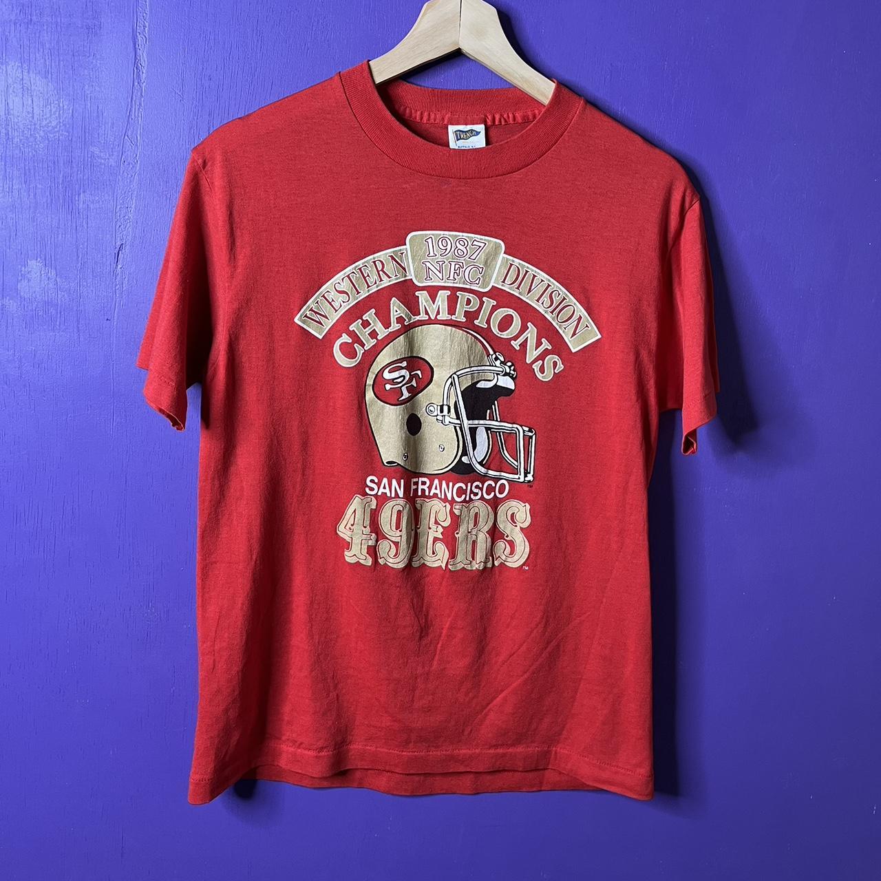 San Francisco 49ers NFC Champs 1987 Large T-shirt 