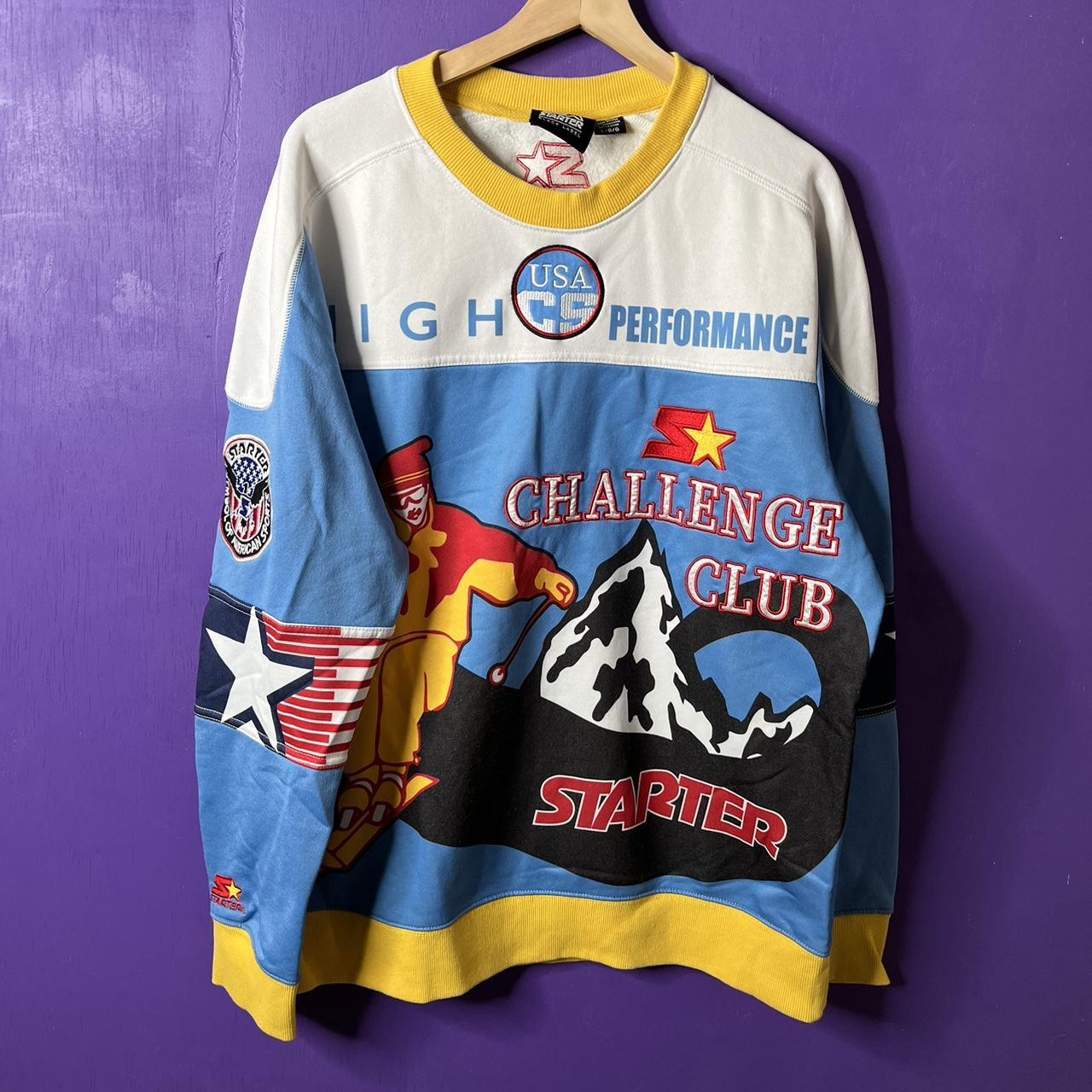 Starter action ski crew neck sales sweatshirt