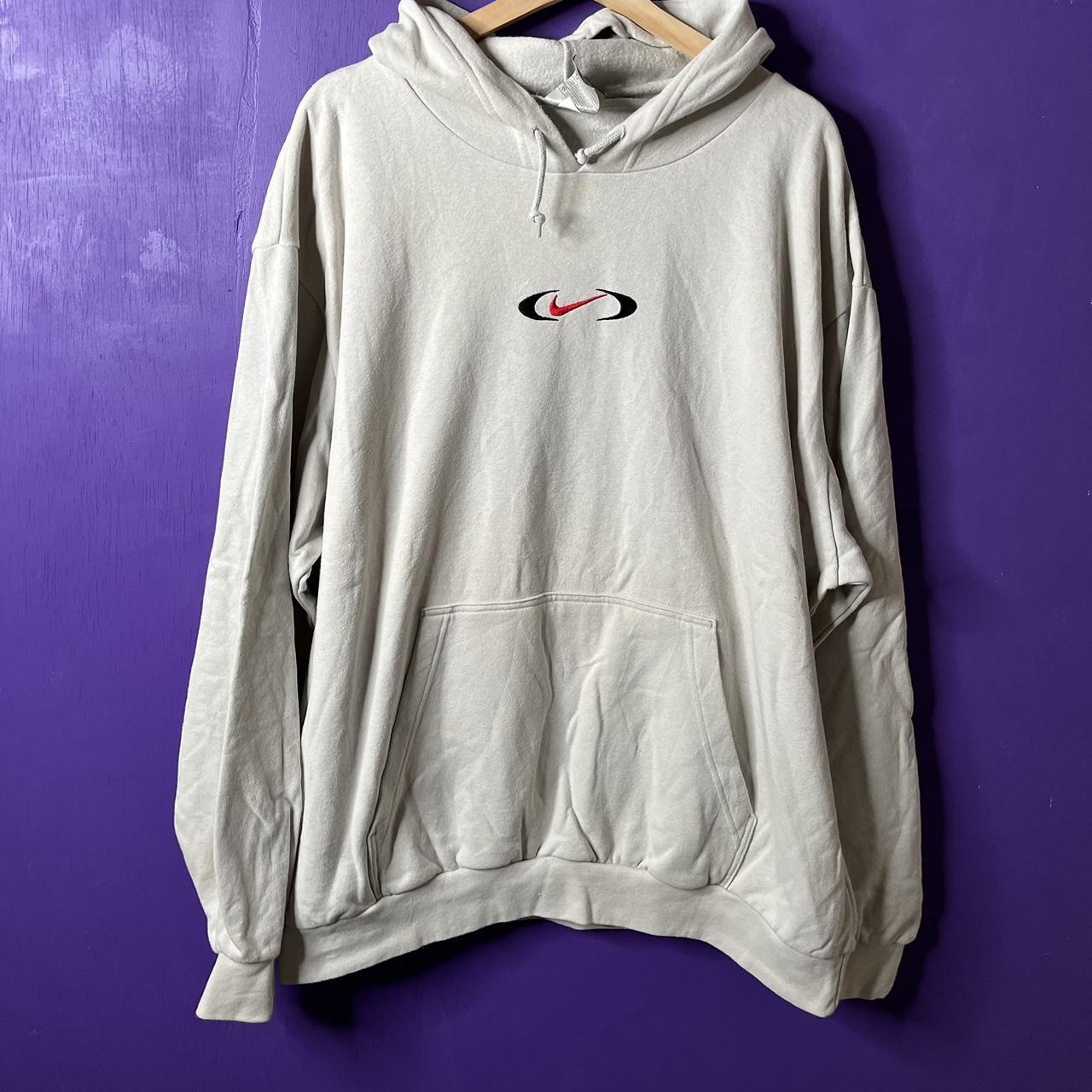 Nike swoosh hoodie online cream