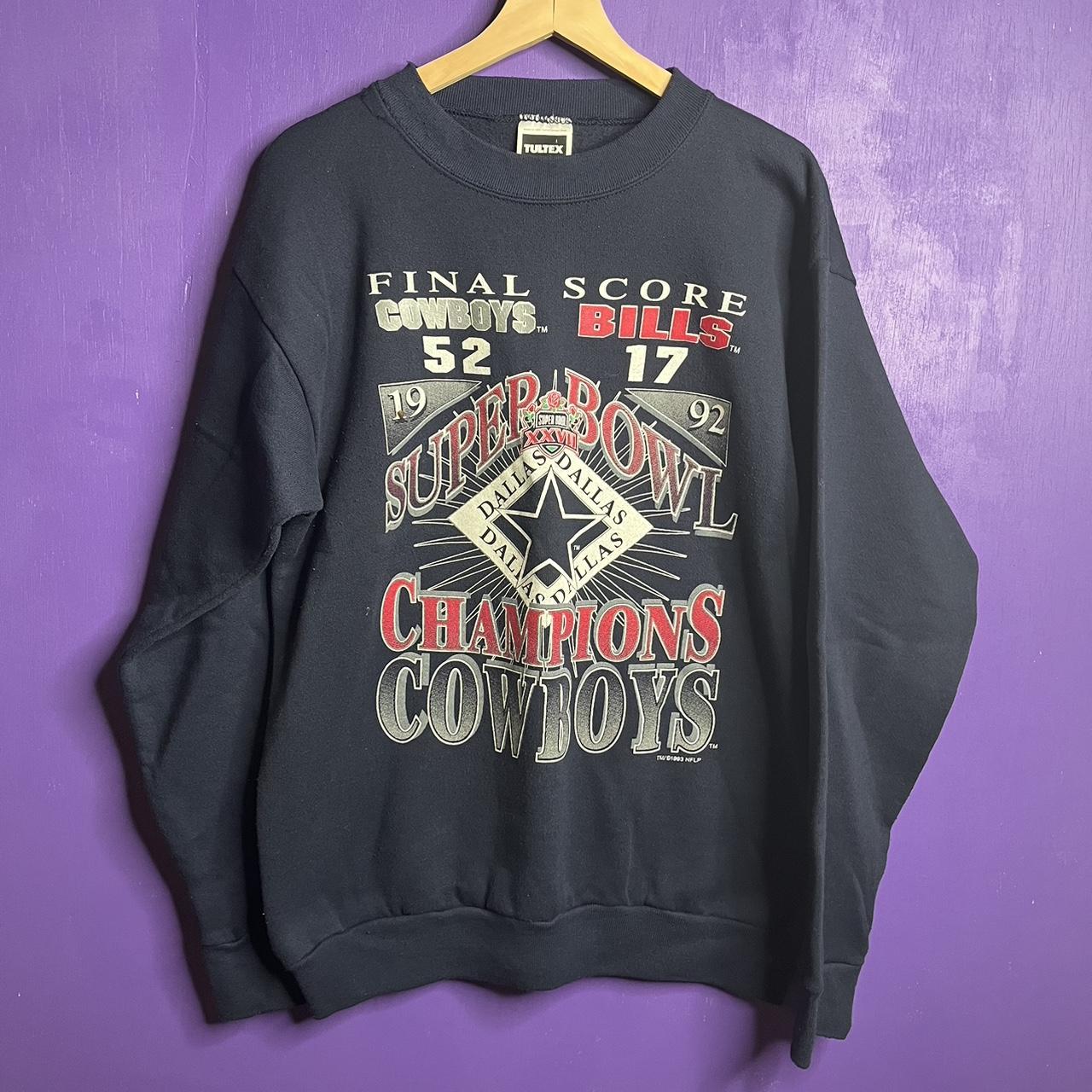 Vintage 1993 Dallas Cowboys sweatshirt Graphic is in - Depop