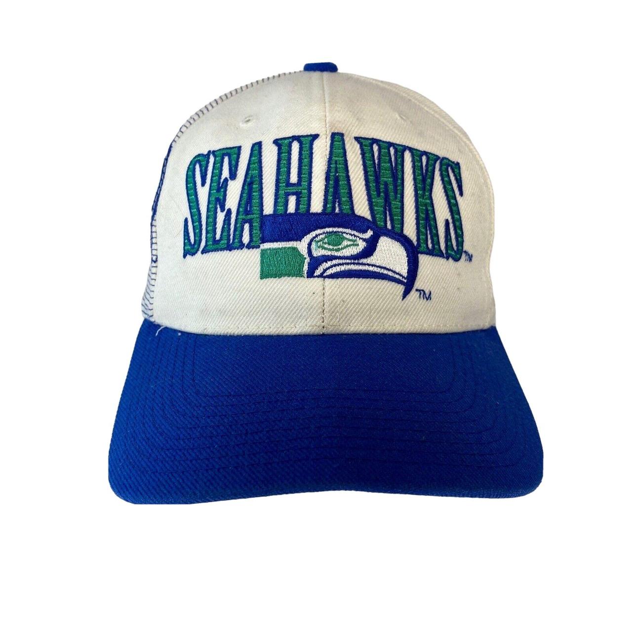 1980s vintage Seattle Seahawks beanie. Nice, soft - Depop