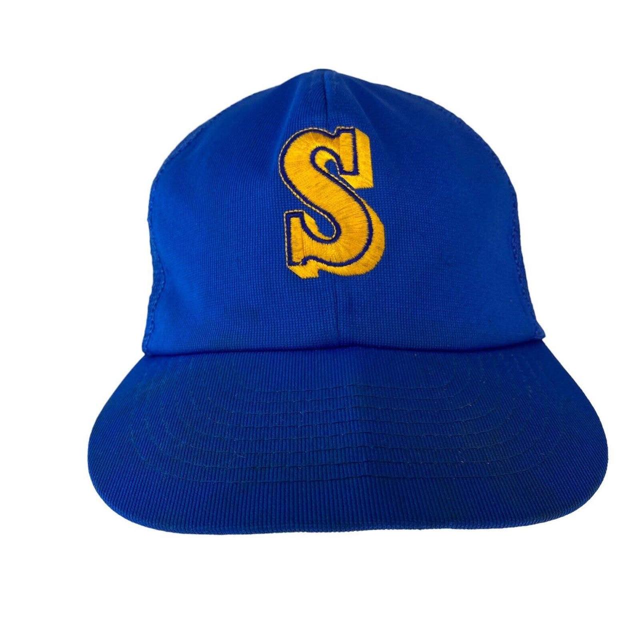 This vintage Seattle Mariners hat is in gently used... - Depop