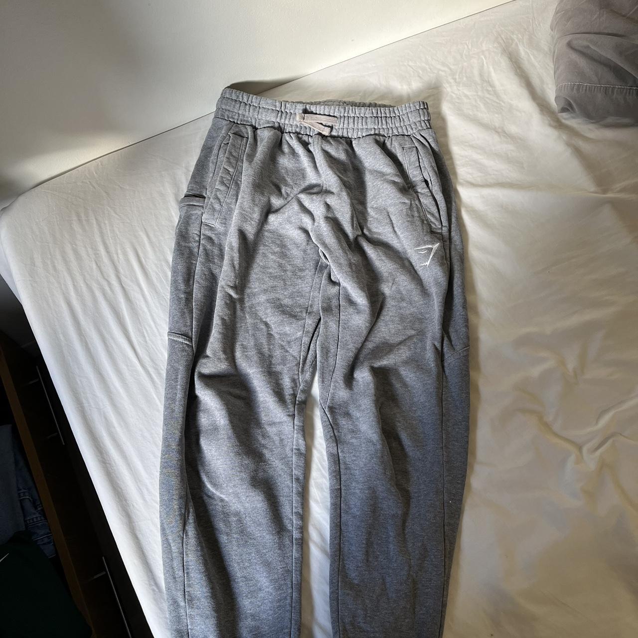 Gymshark Men's Grey Joggerstracksuits Depop