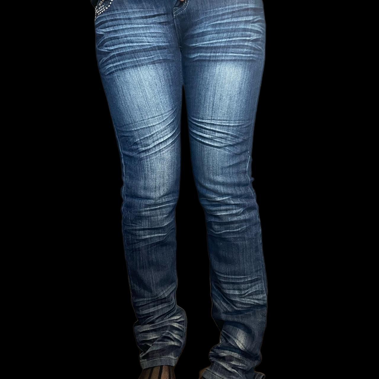 Dark Blue Denim Wash Jeans