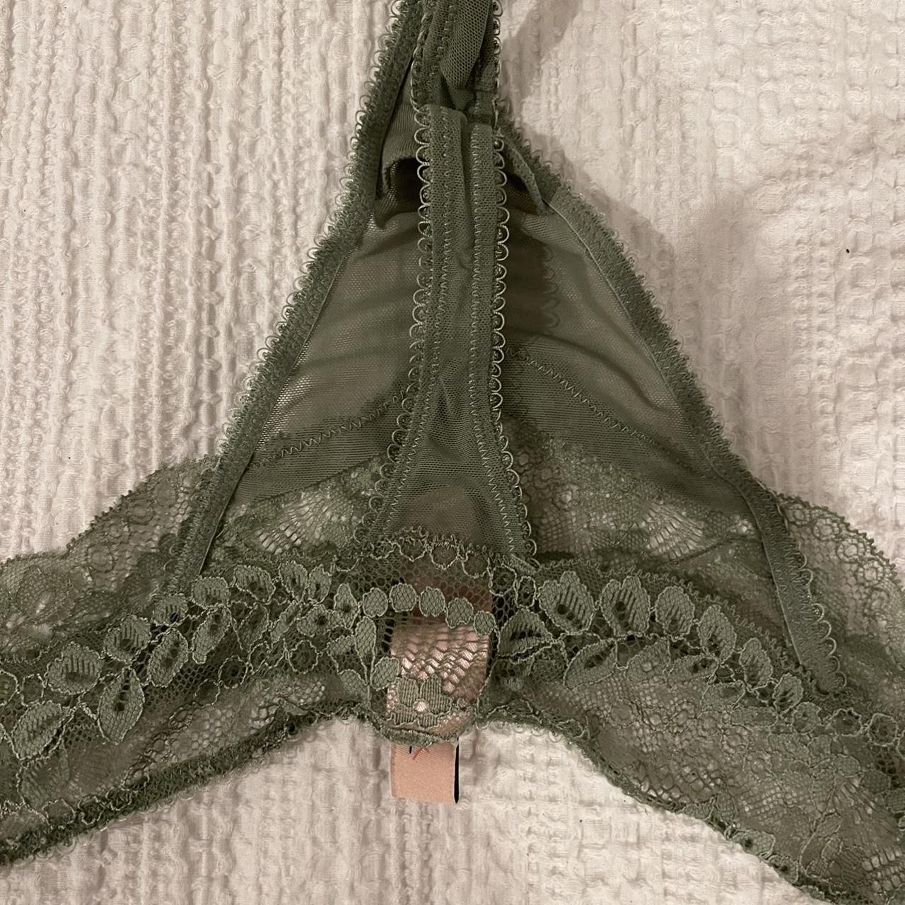 Dark sage green underwear set Brand new with... Depop