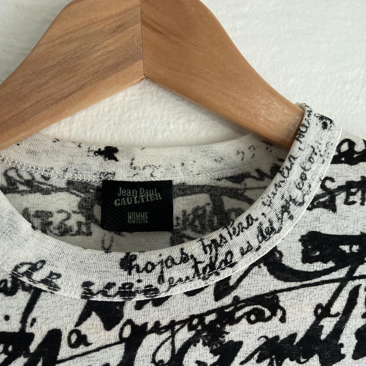 authentic jean-paul gaultier homme t-shirt covered | Depop