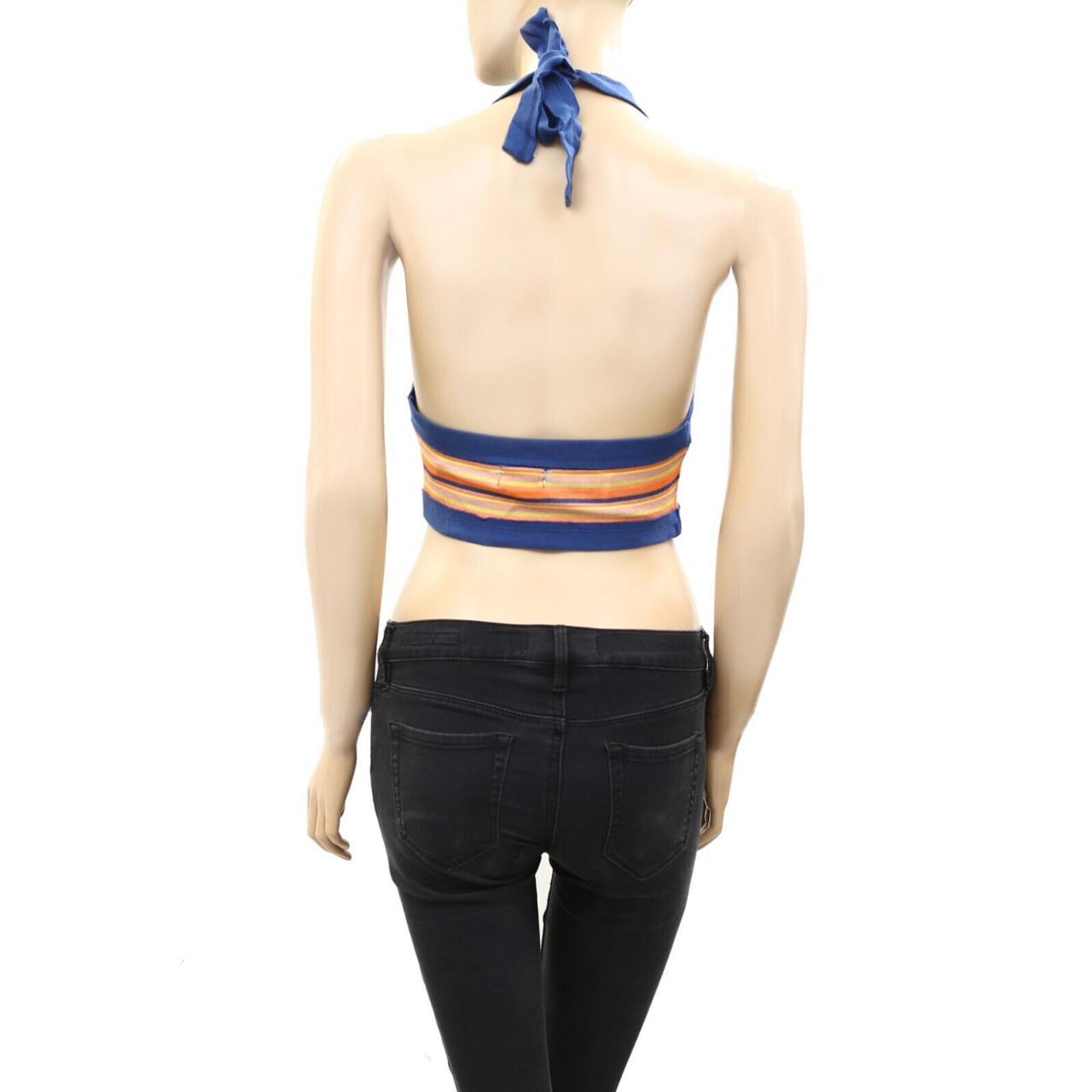 BDG Urban Outfitters Dazi Halter Crop Top Strap Tie | Depop