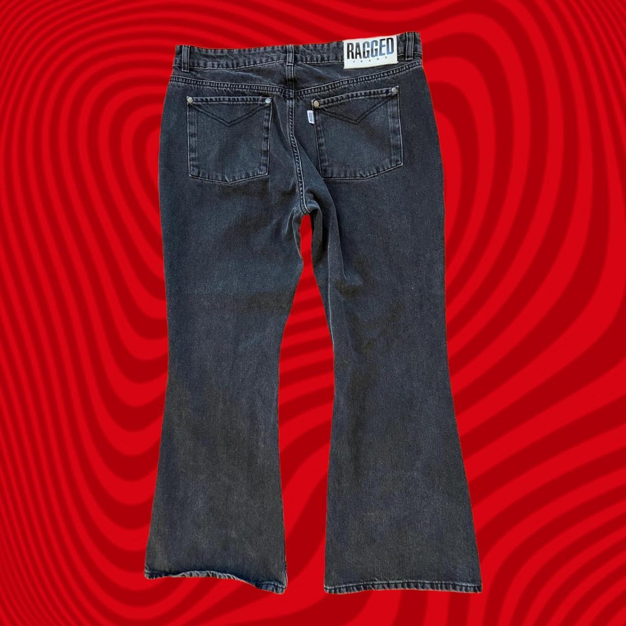 Product Image 4 - ✿Mid-rise wide-leg black denim jeans.
✿The