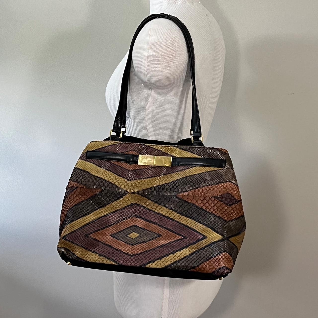 Designer snakeskin online bag