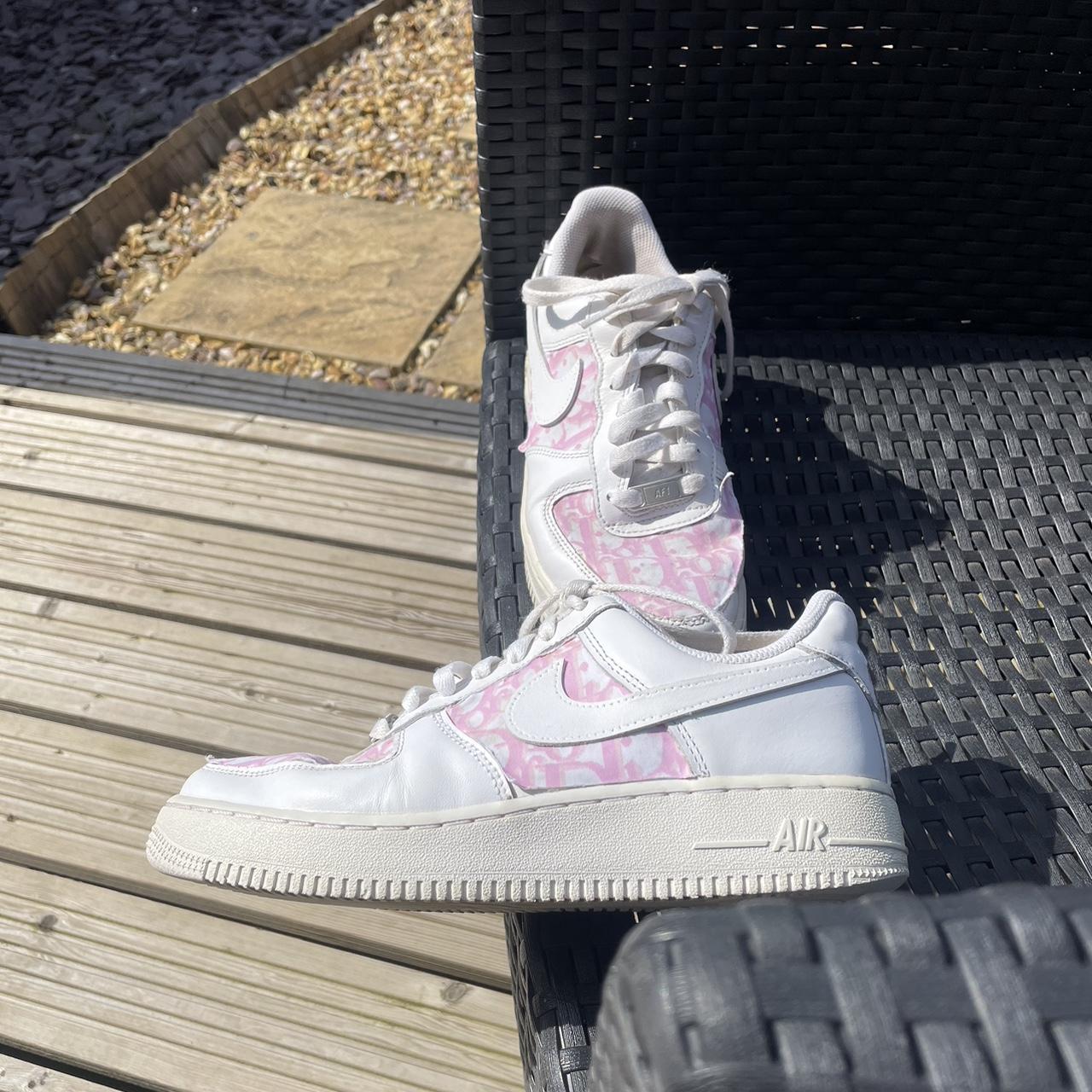dior white air forces