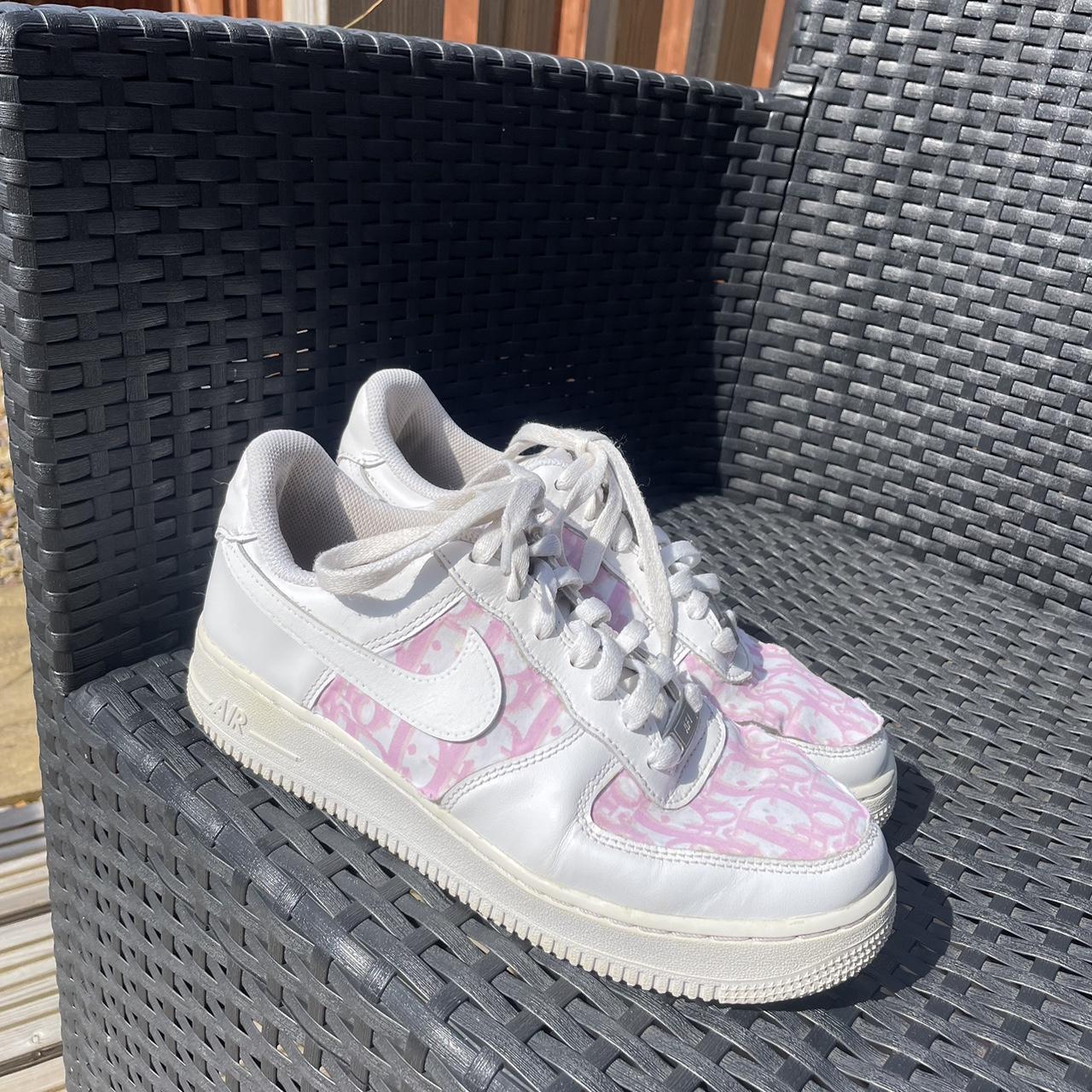 dior white air forces