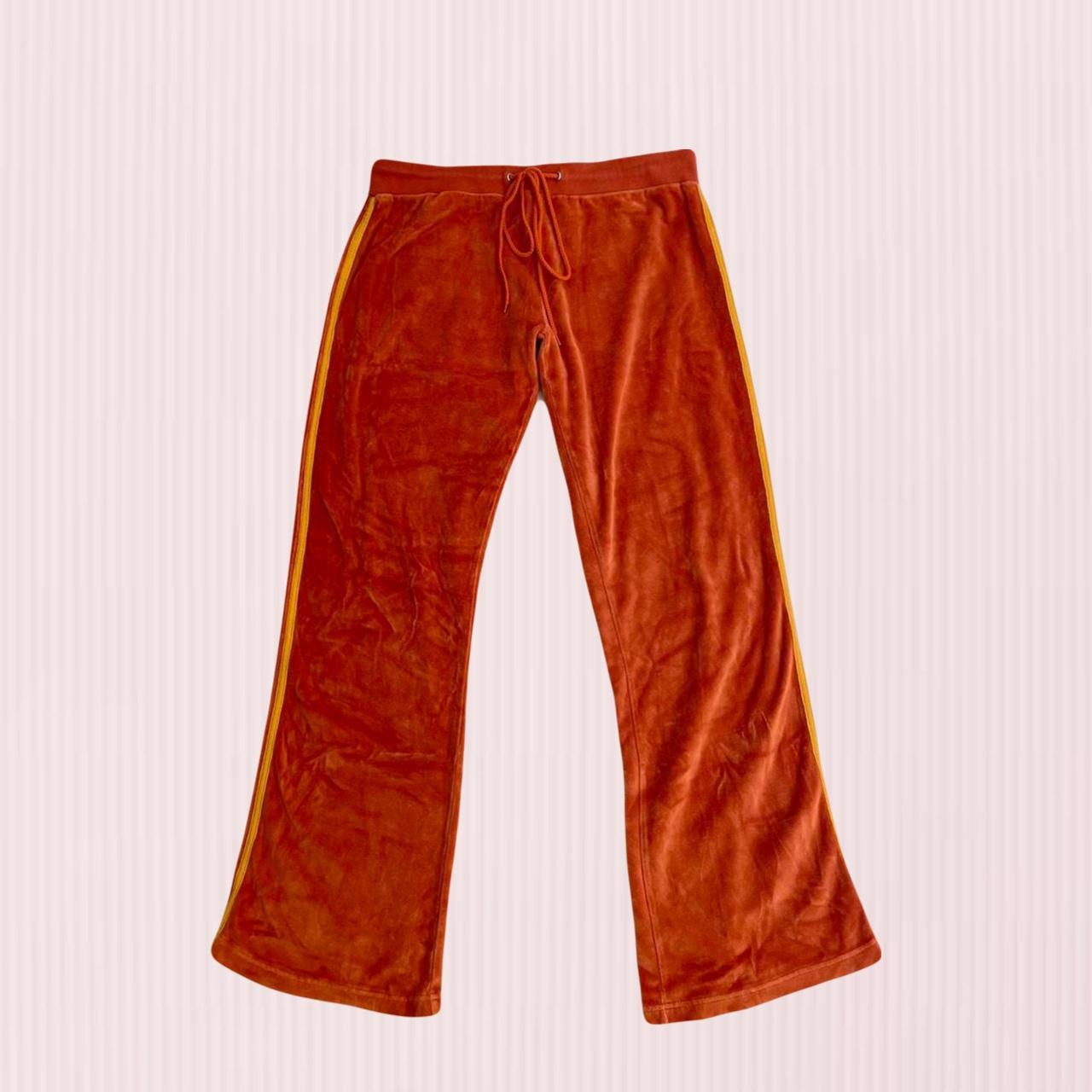 Burnt Orange Velvet Pants