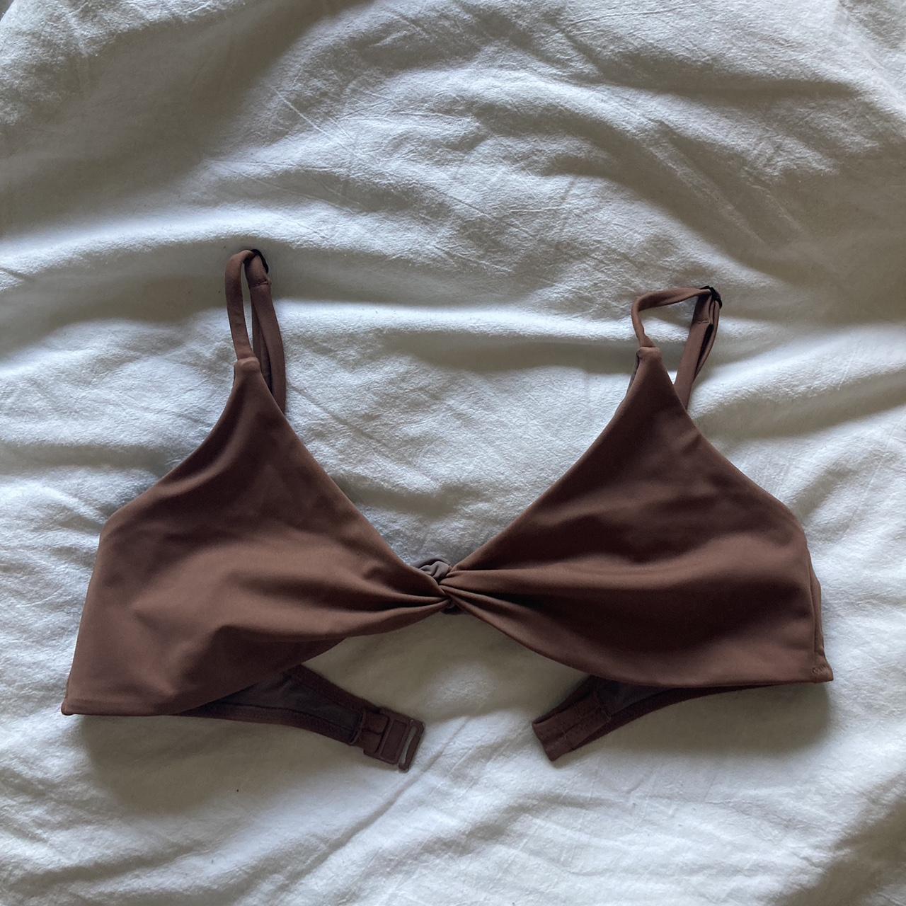 Women's Brown Bikini-and-tankini-tops | Depop