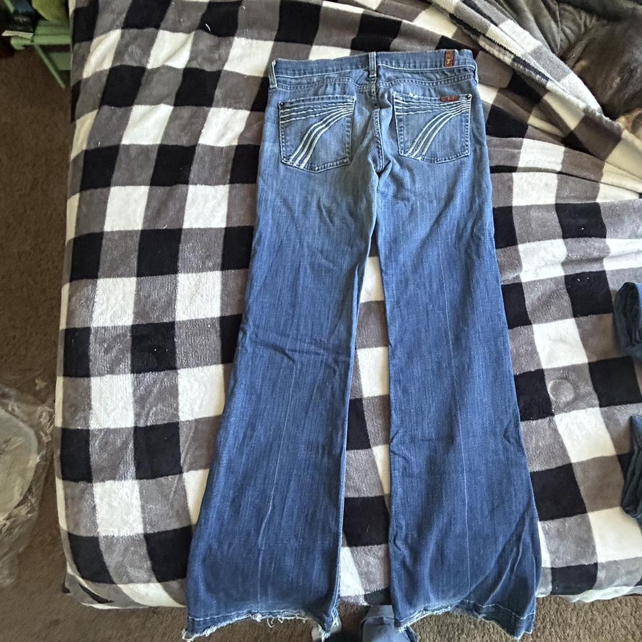 7 for all mankind jeans old but still in pretty good... - Depop