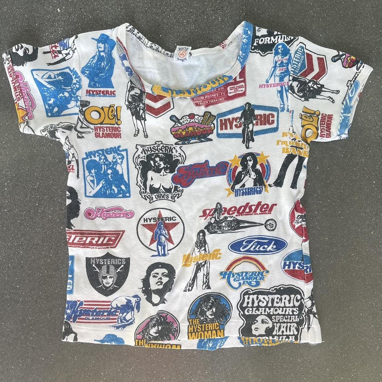 Hysteric glamour-baby-tee - Depop