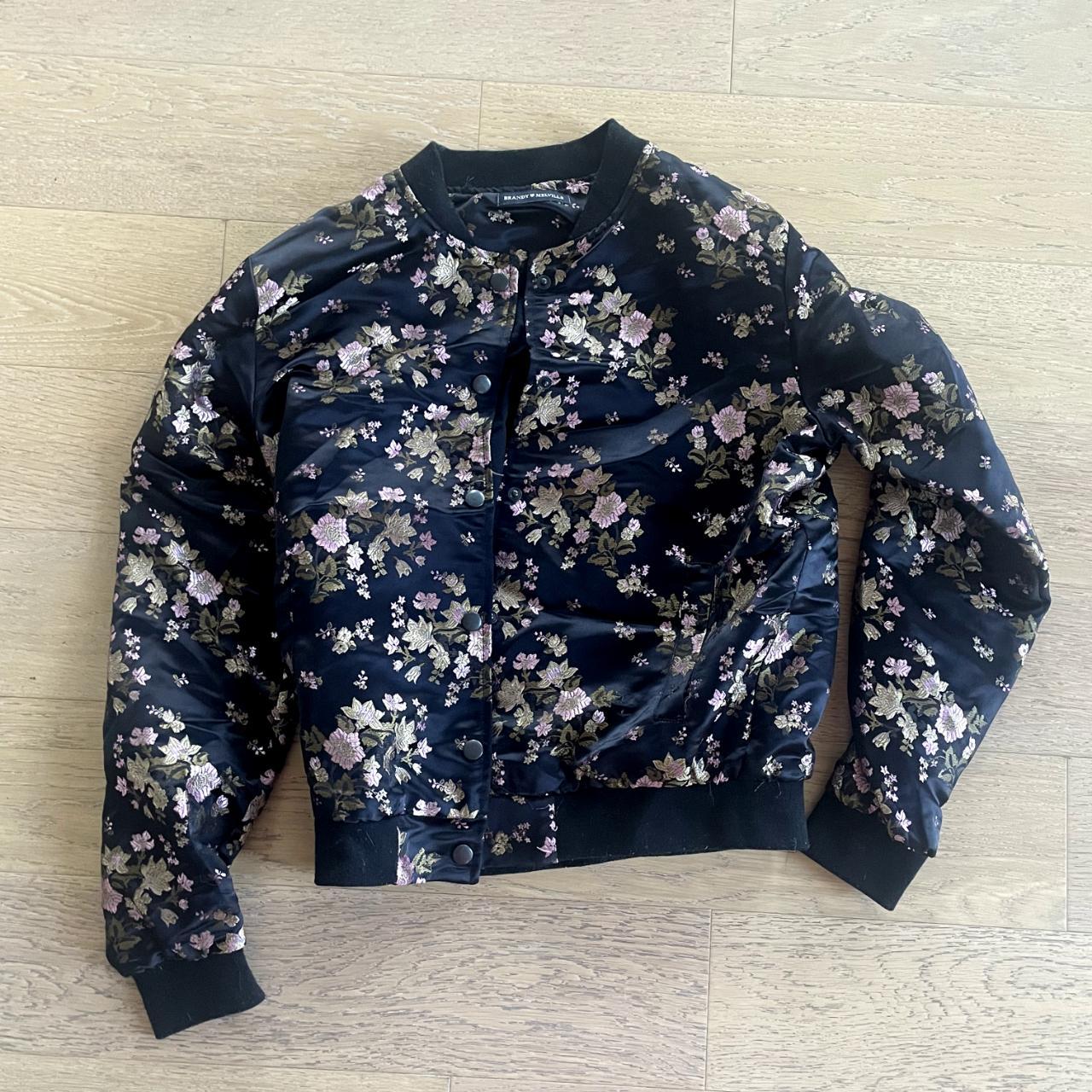 Pink brandy-melville-bomber-jacket - Depop