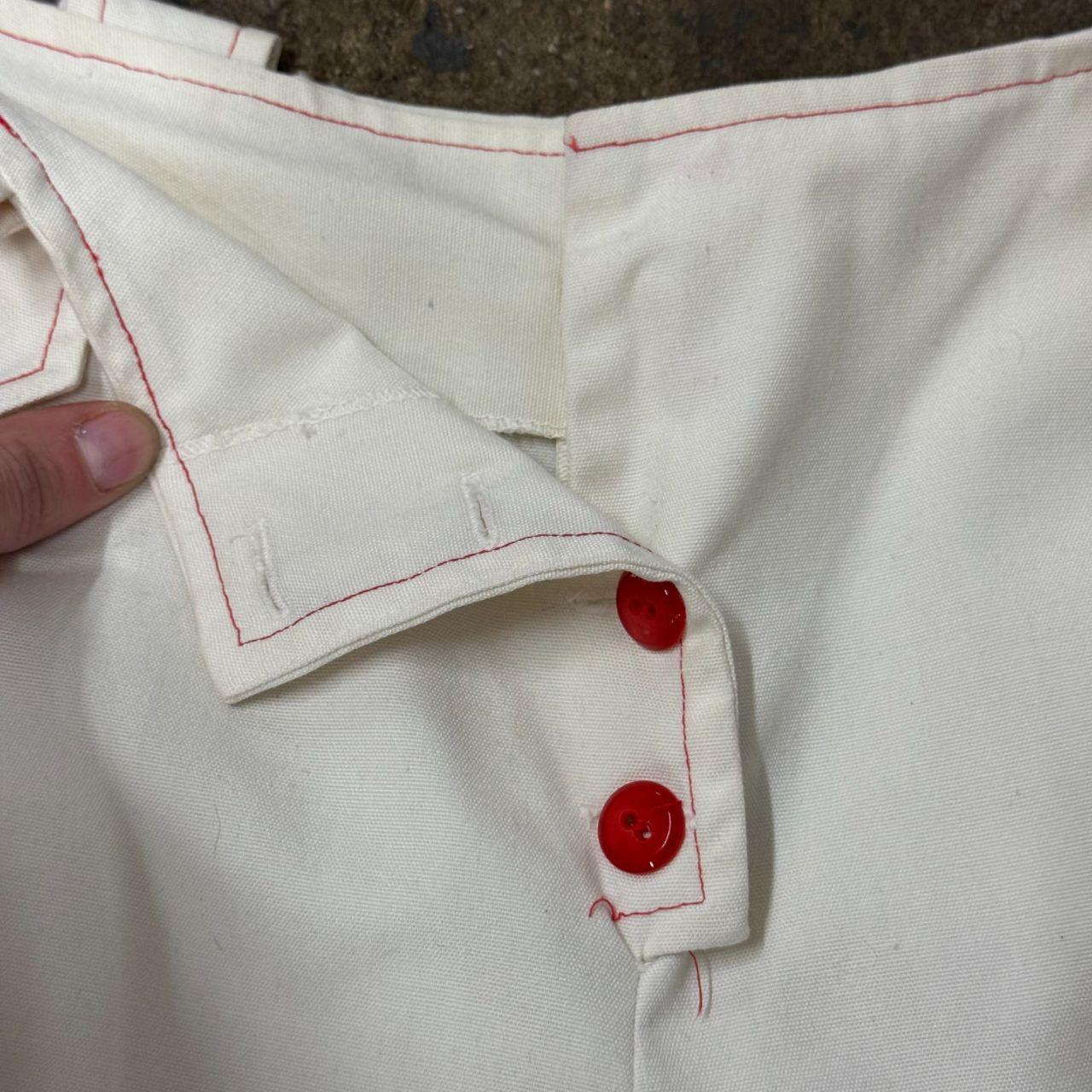 Women's Pants - White - M – Vintage 70s Handmade … - image 4