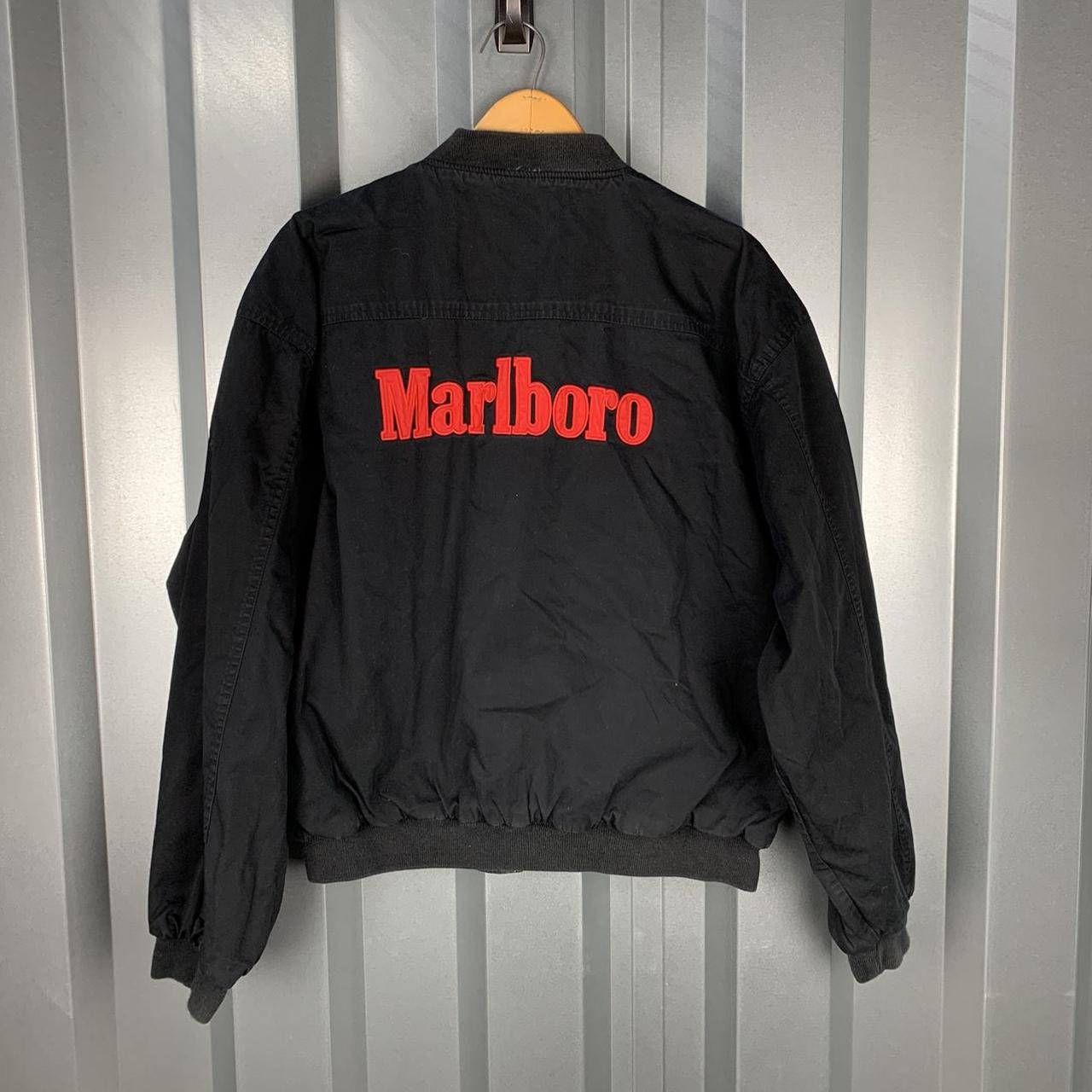 1990’s Vintage Marlboro Reversible Spellout Men’s... - Depop