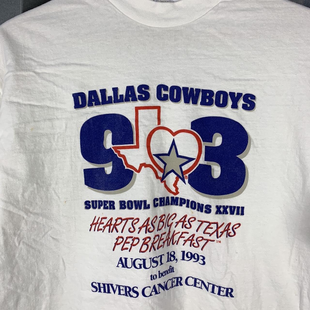 1993 Super Bowl xxvii sweatshirt Dallas cowboys - Depop