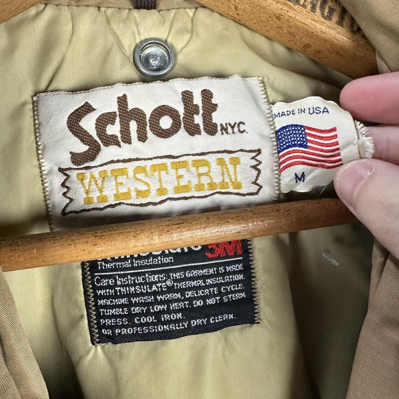 Schott Men's Tan and Brown Jacket (3)