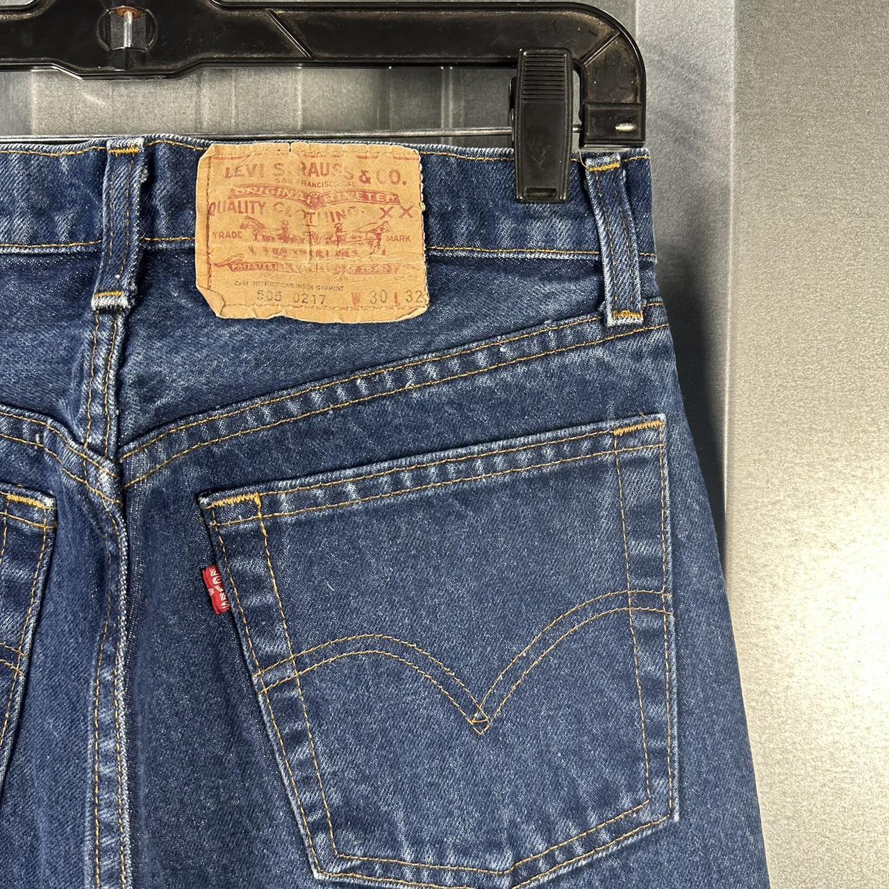 1980's Vintage Levi's 505-0217 Made in USA Straight... - Depop