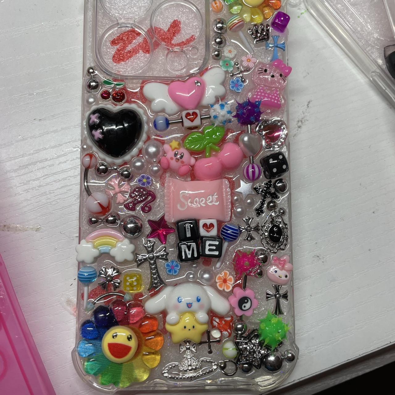 Colorful y2k murakami junk phone cases by