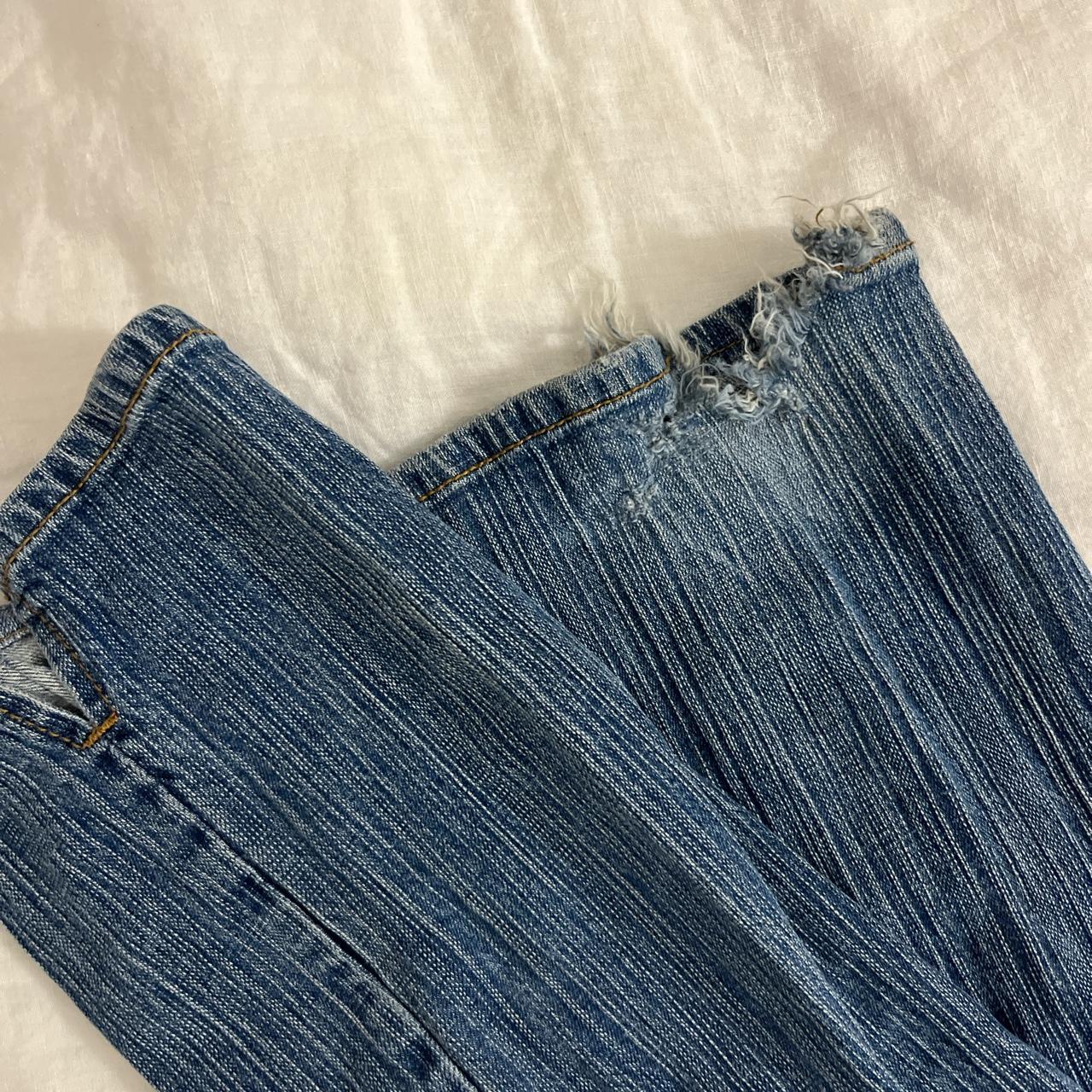 brandy melville low rise jeans☆ slight scuffing on... - Depop