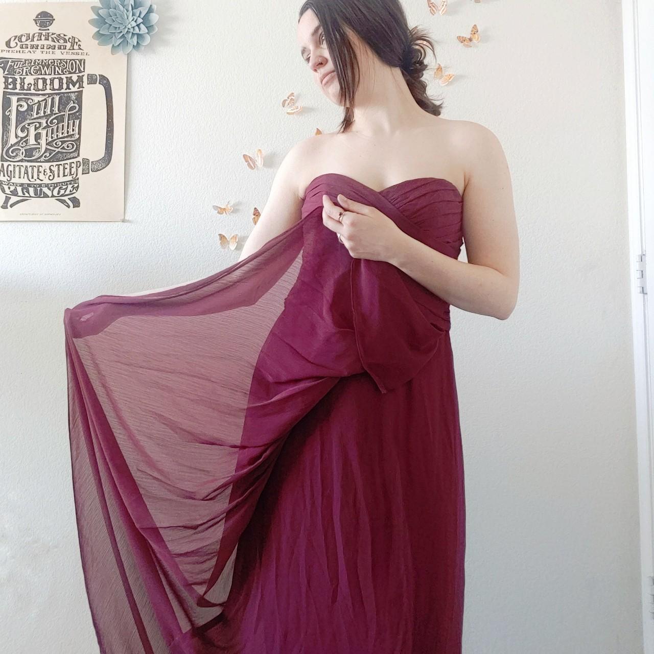 Berry colored bridesmaid clearance dresses