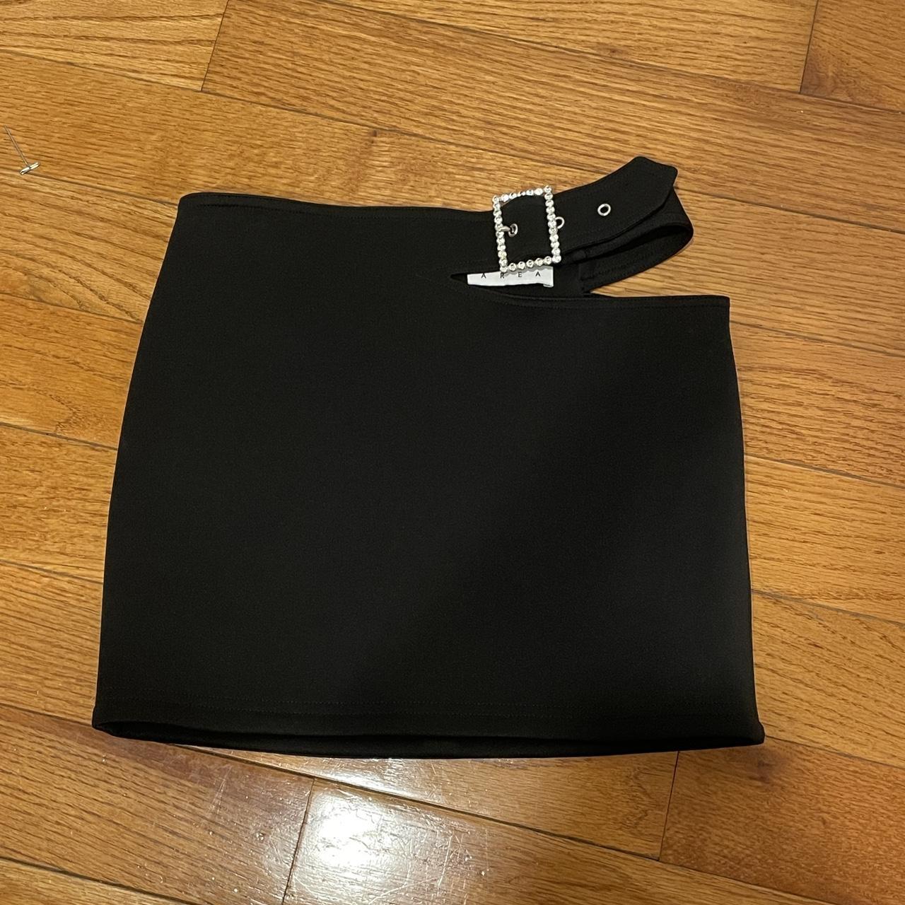 Area crystal buckle cut out mini skirt New Size 2 Depop