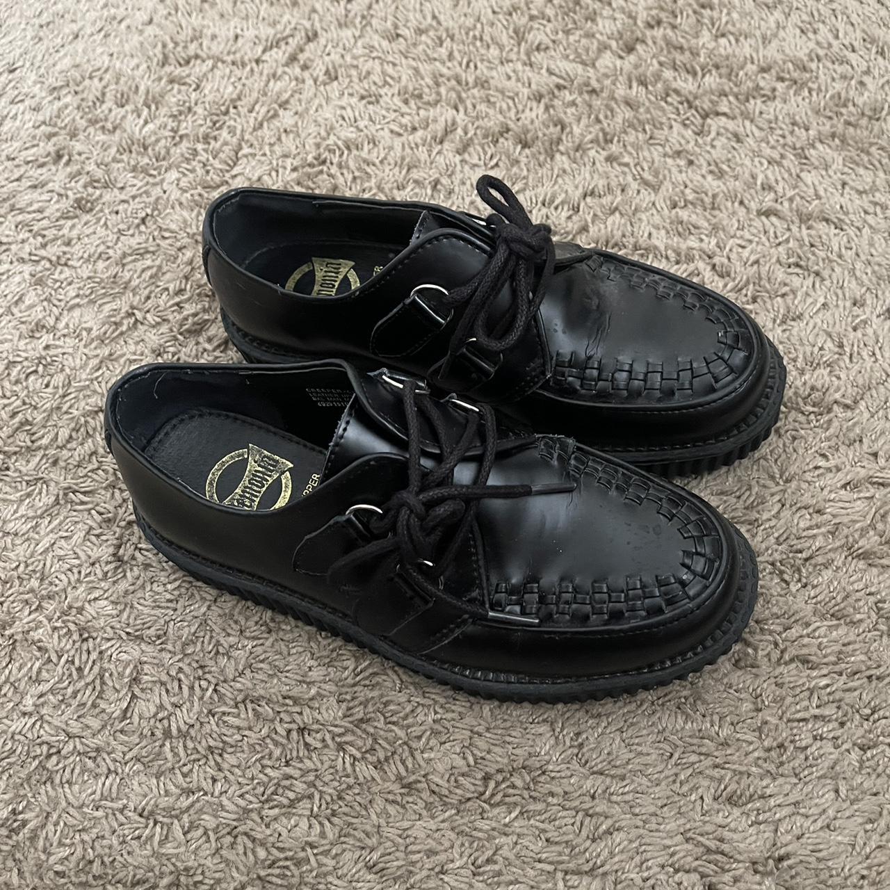 Demonia 602 leather creepers Comes with box and dust... - Depop