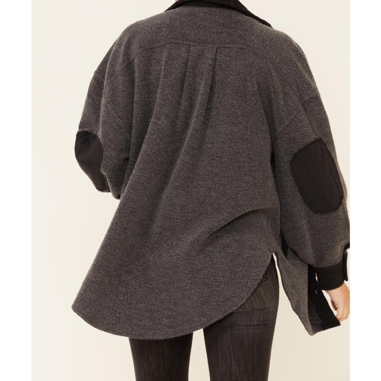 Free People Women's Lightweight Jacket - Grey/Bla… - image 4