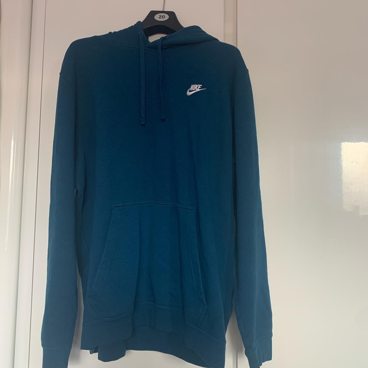 mens nike teal hoodie