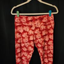 Lularoe brand, red and pink leggings. Women's plus - Depop
