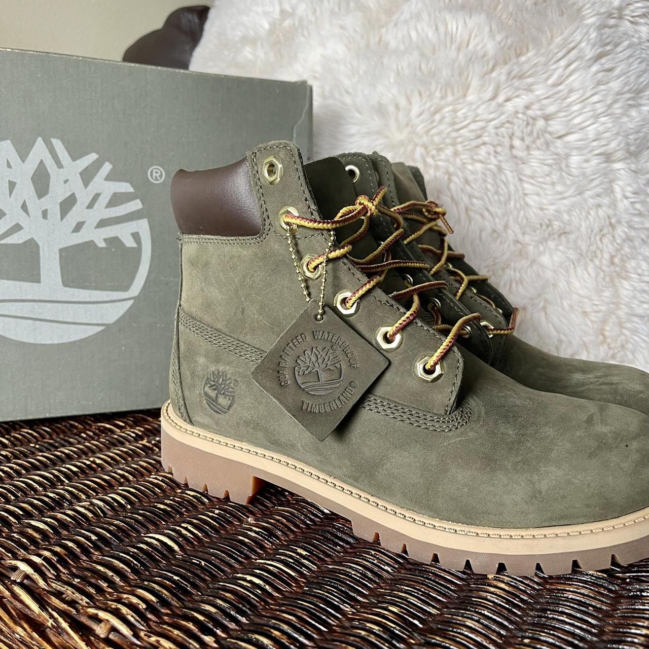 khaki timbs