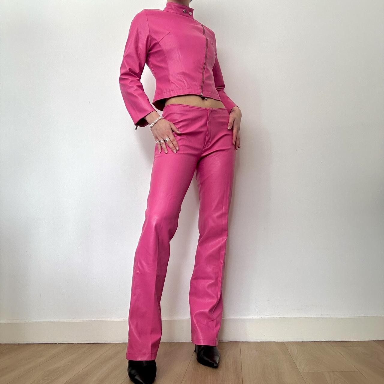 Morgan De Toi Women's Pink Trousers | Depop