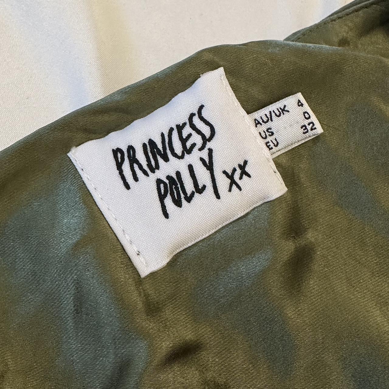 . princess polly ‘alissa midi dress green’ in size... - Depop