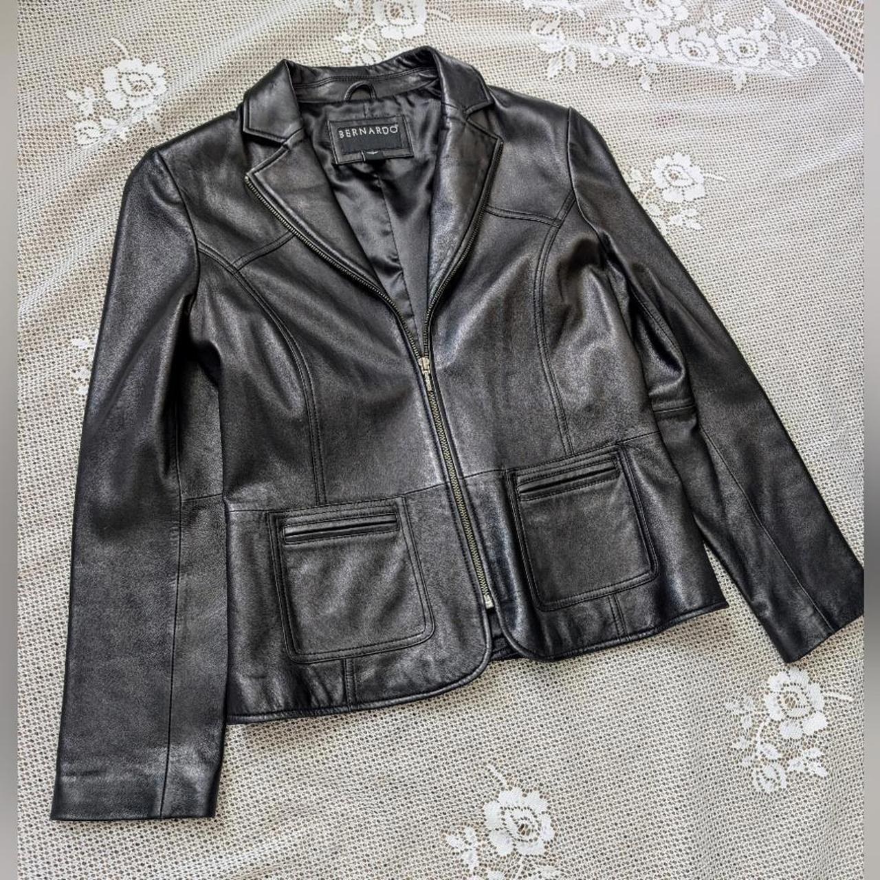 Bernardo Genuine Leather popular Jacket Medium