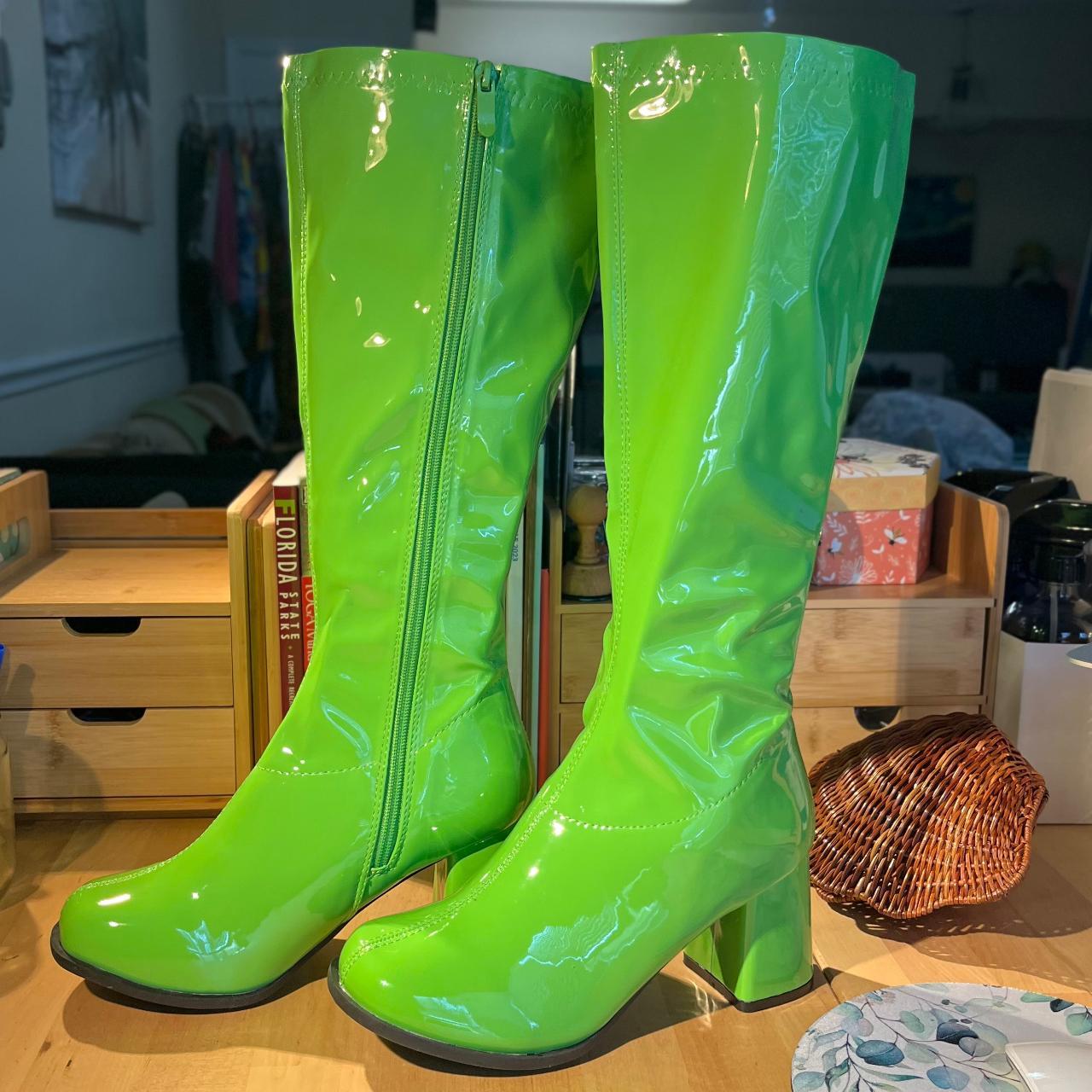 gogo boots green