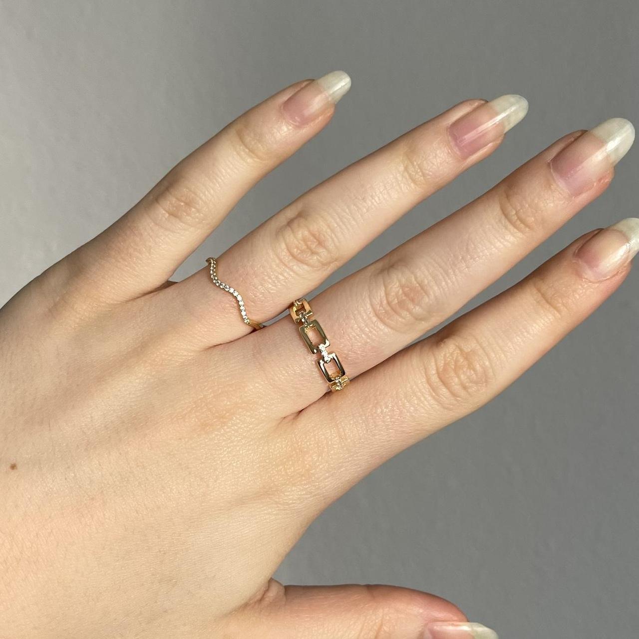 Adjustable gold rings (set of 2) Please message... - Depop