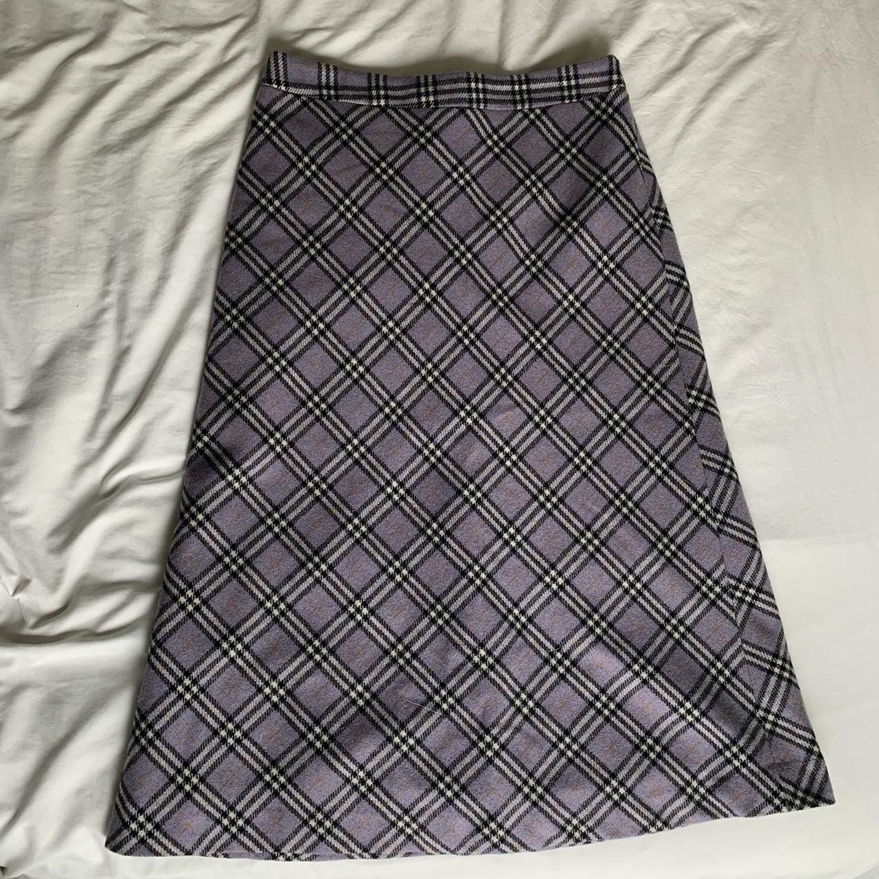 Blu Pepper Women's Purple Skirt Depop