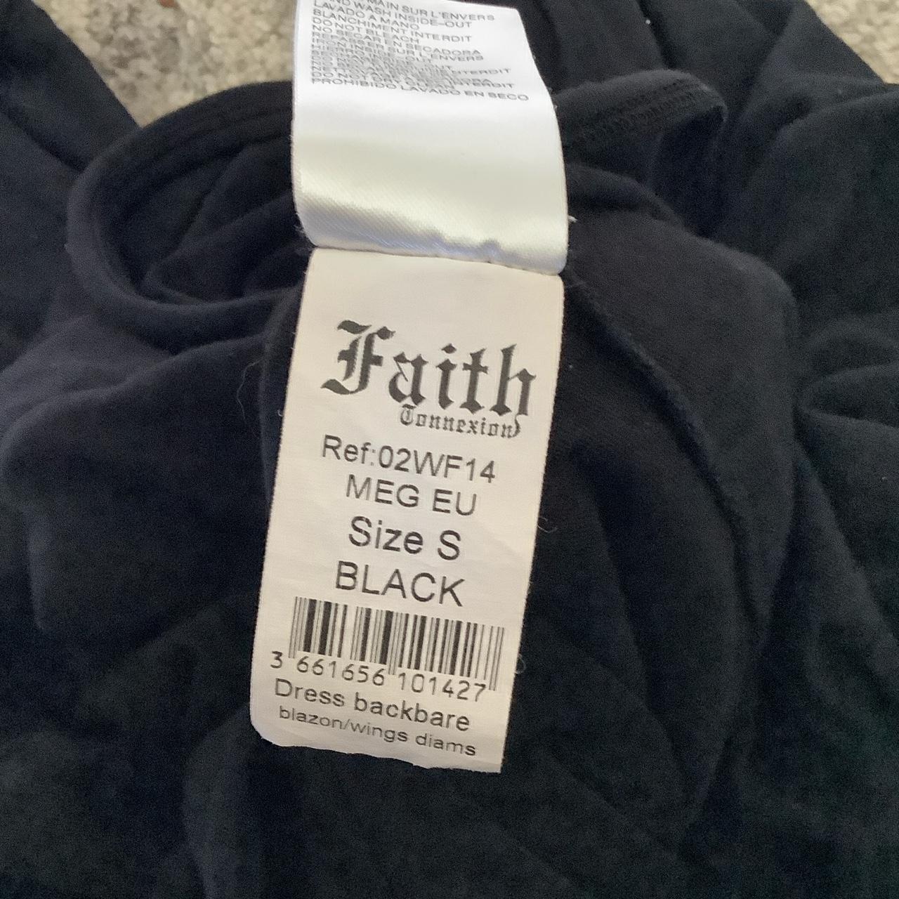 Faith Connexion Women's Black and Silver Dress (6)