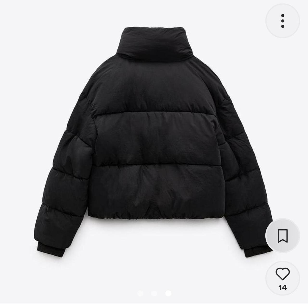 short puffer jacket zara