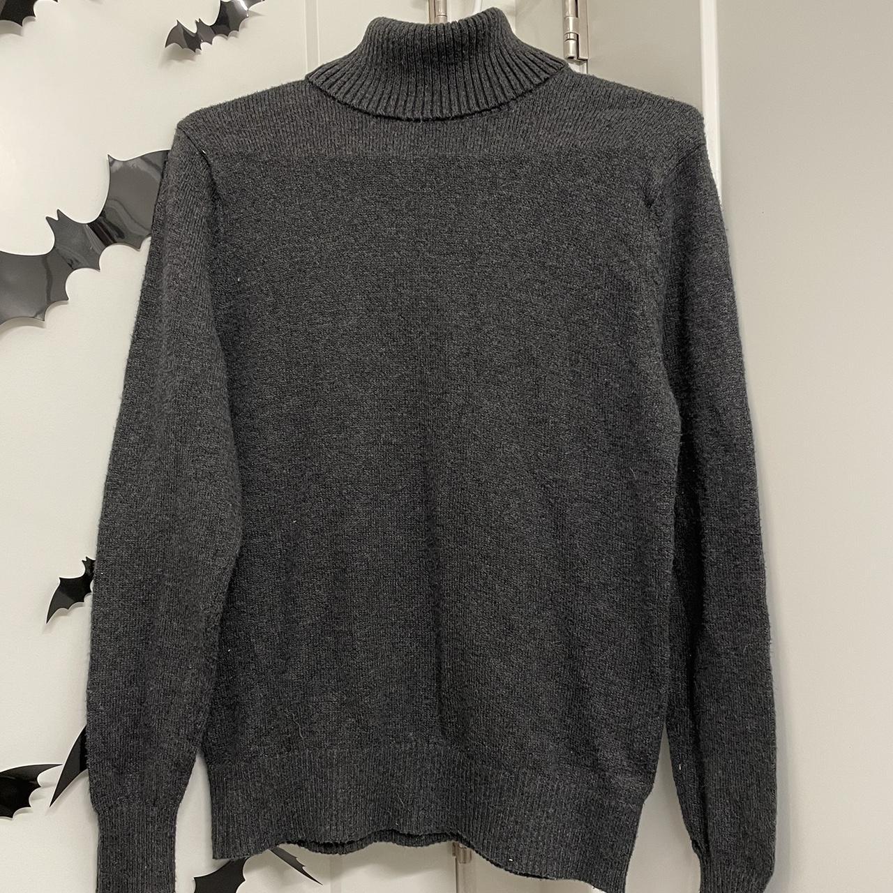 Target Goodfellow Men’s Turtle Neck Sweater Grey -... - Depop