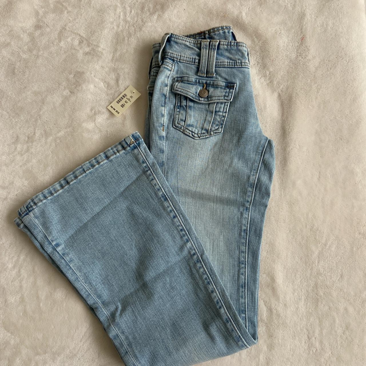 Aeropostale Aero Low Rise Flare Stretch Denim... - Depop